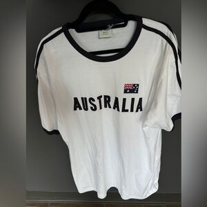 Oz Designs Original Soccer Jersey  White & Navy Blue Cotton Size XL
